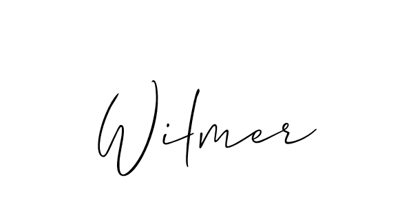 You should practise on your own different ways (Allison_Script) to write your name (Wilmer) in signature. don't let someone else do it for you. Wilmer signature style 2 images and pictures png