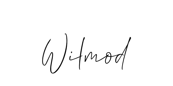 The best way (Allison_Script) to make a short signature is to pick only two or three words in your name. The name Wilmod include a total of six letters. For converting this name. Wilmod signature style 2 images and pictures png