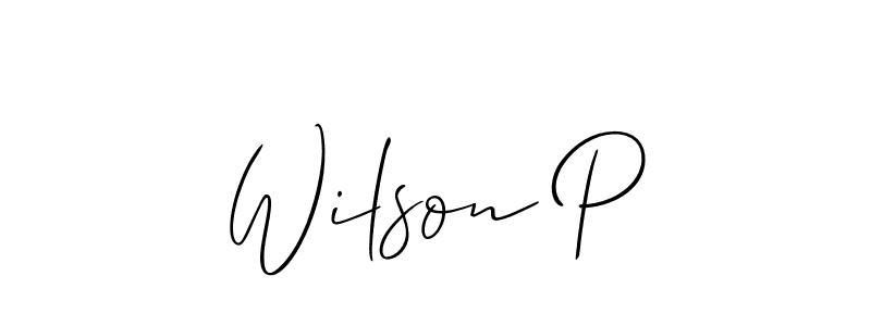 Make a short Wilson P signature style. Manage your documents anywhere anytime using Allison_Script. Create and add eSignatures, submit forms, share and send files easily. Wilson P signature style 2 images and pictures png