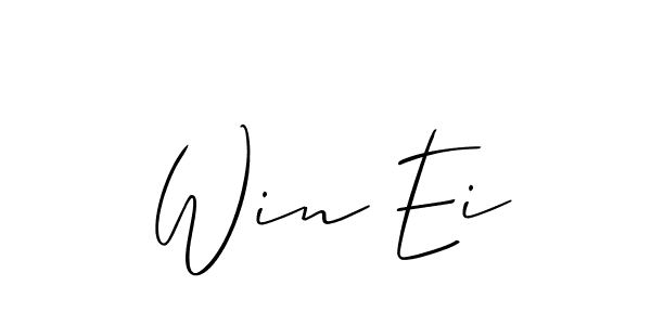 Once you've used our free online signature maker to create your best signature Allison_Script style, it's time to enjoy all of the benefits that Win Ei name signing documents. Win Ei signature style 2 images and pictures png