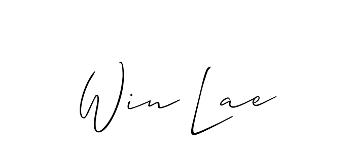 See photos of Win Lae official signature by Spectra . Check more albums & portfolios. Read reviews & check more about Allison_Script font. Win Lae signature style 2 images and pictures png