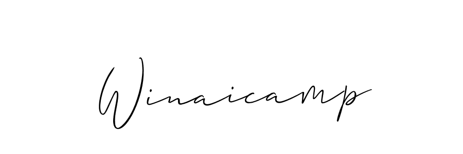Best and Professional Signature Style for Winaicamp. Allison_Script Best Signature Style Collection. Winaicamp signature style 2 images and pictures png