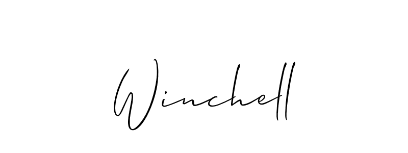 Also You can easily find your signature by using the search form. We will create Winchell name handwritten signature images for you free of cost using Allison_Script sign style. Winchell signature style 2 images and pictures png