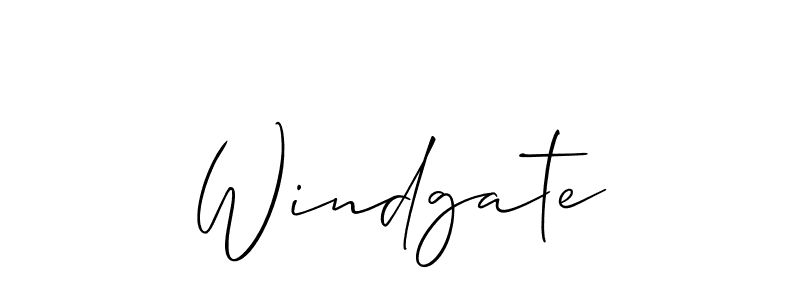 The best way (Allison_Script) to make a short signature is to pick only two or three words in your name. The name Windgate include a total of six letters. For converting this name. Windgate signature style 2 images and pictures png