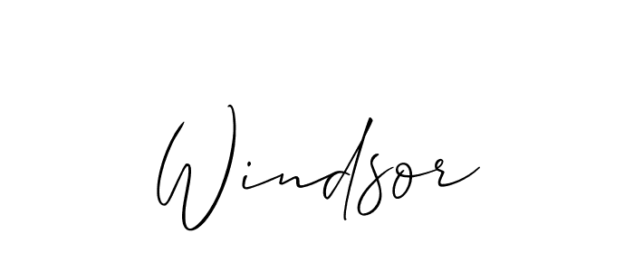 Allison_Script is a professional signature style that is perfect for those who want to add a touch of class to their signature. It is also a great choice for those who want to make their signature more unique. Get Windsor name to fancy signature for free. Windsor signature style 2 images and pictures png