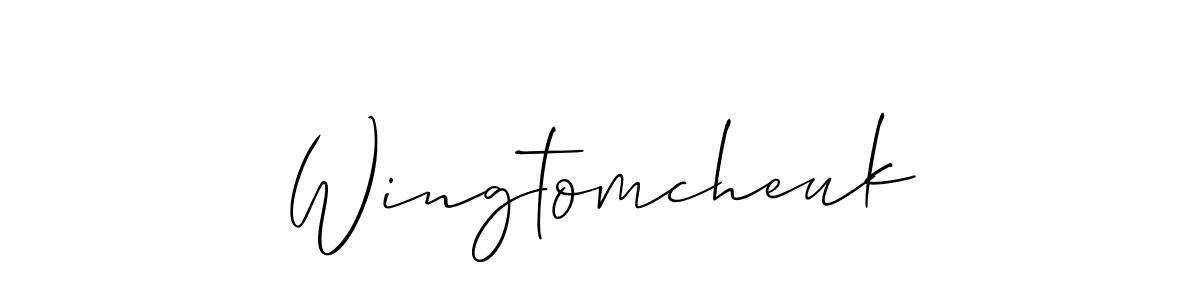 Make a beautiful signature design for name Wingtomcheuk. Use this online signature maker to create a handwritten signature for free. Wingtomcheuk signature style 2 images and pictures png