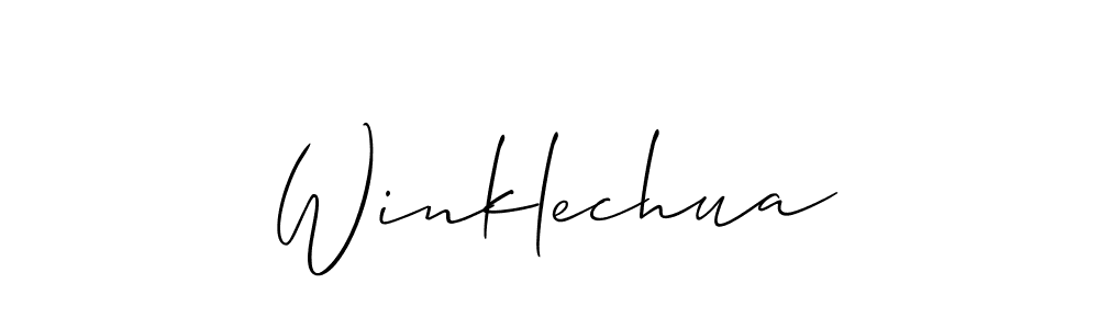 Best and Professional Signature Style for Winklechua. Allison_Script Best Signature Style Collection. Winklechua signature style 2 images and pictures png