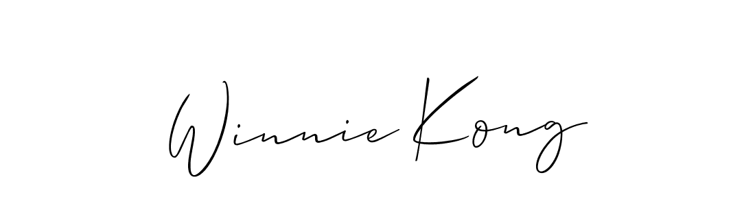 Create a beautiful signature design for name Winnie Kong. With this signature (Allison_Script) fonts, you can make a handwritten signature for free. Winnie Kong signature style 2 images and pictures png