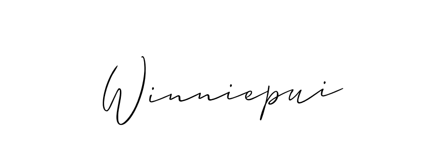 Once you've used our free online signature maker to create your best signature Allison_Script style, it's time to enjoy all of the benefits that Winniepui name signing documents. Winniepui signature style 2 images and pictures png