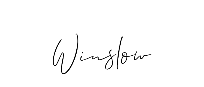 Make a short Winslow signature style. Manage your documents anywhere anytime using Allison_Script. Create and add eSignatures, submit forms, share and send files easily. Winslow signature style 2 images and pictures png