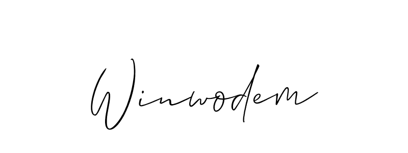 Also You can easily find your signature by using the search form. We will create Winwodem name handwritten signature images for you free of cost using Allison_Script sign style. Winwodem signature style 2 images and pictures png