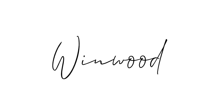 The best way (Allison_Script) to make a short signature is to pick only two or three words in your name. The name Winwood include a total of six letters. For converting this name. Winwood signature style 2 images and pictures png