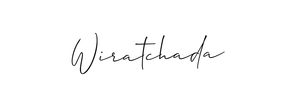 Wiratchada stylish signature style. Best Handwritten Sign (Allison_Script) for my name. Handwritten Signature Collection Ideas for my name Wiratchada. Wiratchada signature style 2 images and pictures png