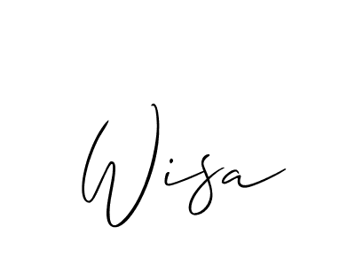 Make a short Wisa signature style. Manage your documents anywhere anytime using Allison_Script. Create and add eSignatures, submit forms, share and send files easily. Wisa signature style 2 images and pictures png