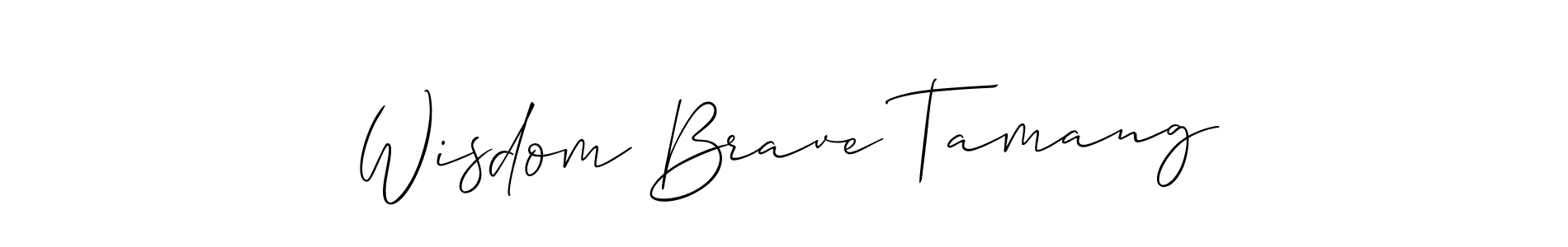 See photos of Wisdom Brave Tamang official signature by Spectra . Check more albums & portfolios. Read reviews & check more about Allison_Script font. Wisdom Brave Tamang signature style 2 images and pictures png