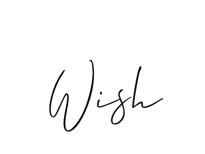 Best and Professional Signature Style for Wish. Allison_Script Best Signature Style Collection. Wish signature style 2 images and pictures png