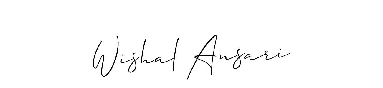 You can use this online signature creator to create a handwritten signature for the name Wishal Ansari. This is the best online autograph maker. Wishal Ansari signature style 2 images and pictures png