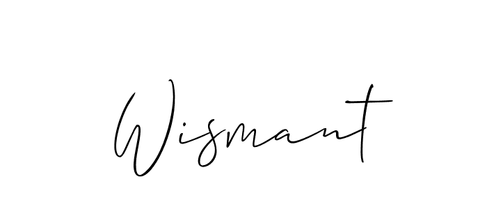 How to Draw Wismant signature style? Allison_Script is a latest design signature styles for name Wismant. Wismant signature style 2 images and pictures png