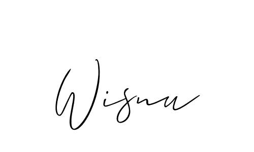 Once you've used our free online signature maker to create your best signature Allison_Script style, it's time to enjoy all of the benefits that Wisnu name signing documents. Wisnu signature style 2 images and pictures png