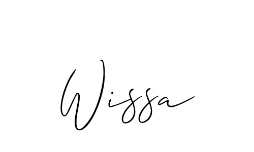 Once you've used our free online signature maker to create your best signature Allison_Script style, it's time to enjoy all of the benefits that Wissa name signing documents. Wissa signature style 2 images and pictures png