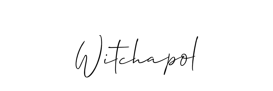 Similarly Allison_Script is the best handwritten signature design. Signature creator online .You can use it as an online autograph creator for name Witchapol. Witchapol signature style 2 images and pictures png