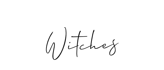 Allison_Script is a professional signature style that is perfect for those who want to add a touch of class to their signature. It is also a great choice for those who want to make their signature more unique. Get Witches name to fancy signature for free. Witches signature style 2 images and pictures png