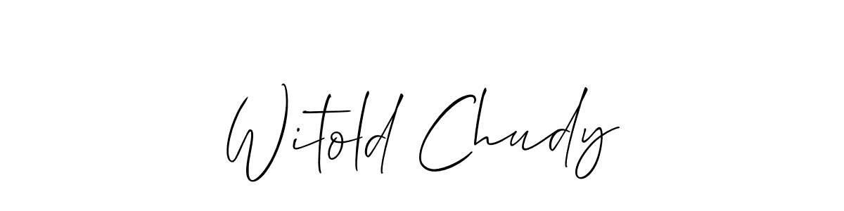 You can use this online signature creator to create a handwritten signature for the name Witold Chudy. This is the best online autograph maker. Witold Chudy signature style 2 images and pictures png