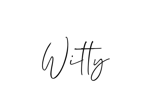 Here are the top 10 professional signature styles for the name Witty. These are the best autograph styles you can use for your name. Witty signature style 2 images and pictures png