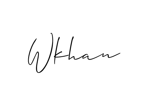 This is the best signature style for the Wkhan name. Also you like these signature font (Allison_Script). Mix name signature. Wkhan signature style 2 images and pictures png
