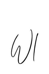 Design your own signature with our free online signature maker. With this signature software, you can create a handwritten (Allison_Script) signature for name Wl. Wl signature style 2 images and pictures png