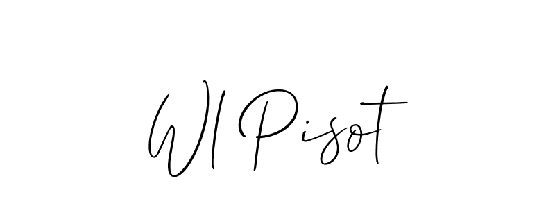 How to make Wl Pisot signature? Allison_Script is a professional autograph style. Create handwritten signature for Wl Pisot name. Wl Pisot signature style 2 images and pictures png