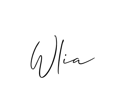 How to Draw Wlia signature style? Allison_Script is a latest design signature styles for name Wlia. Wlia signature style 2 images and pictures png