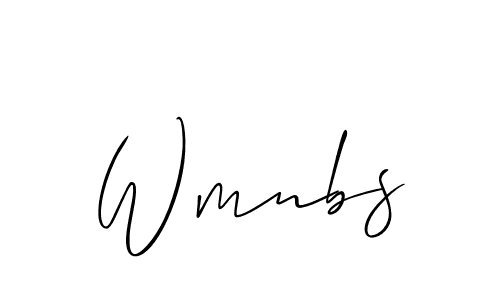 Similarly Allison_Script is the best handwritten signature design. Signature creator online .You can use it as an online autograph creator for name Wmnbs. Wmnbs signature style 2 images and pictures png