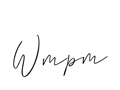 Best and Professional Signature Style for Wmpm. Allison_Script Best Signature Style Collection. Wmpm signature style 2 images and pictures png