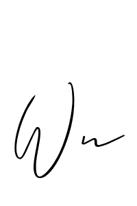 You should practise on your own different ways (Allison_Script) to write your name (Wn) in signature. don't let someone else do it for you. Wn signature style 2 images and pictures png