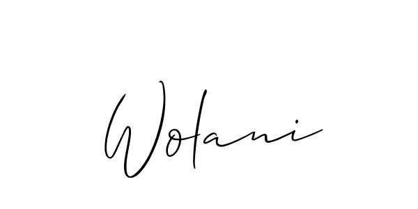 This is the best signature style for the Wolani name. Also you like these signature font (Allison_Script). Mix name signature. Wolani signature style 2 images and pictures png
