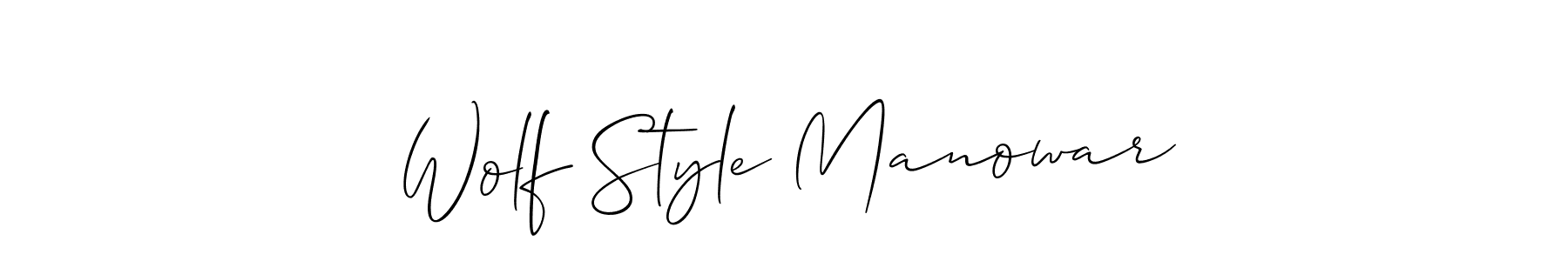 How to make Wolf Style Manowar name signature. Use Allison_Script style for creating short signs online. This is the latest handwritten sign. Wolf Style Manowar signature style 2 images and pictures png
