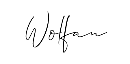 Upgrade your professional image with Wolfan signature created with Allison_Script font. Fast, free, and watermark-free download. Wolfan signature style 2 images and pictures png