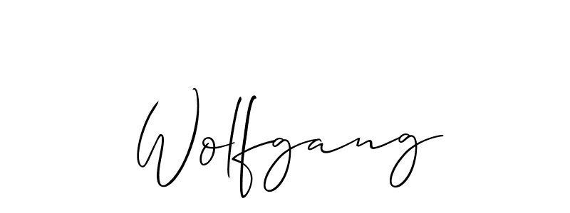 How to make Wolfgang name signature. Use Allison_Script style for creating short signs online. This is the latest handwritten sign. Wolfgang signature style 2 images and pictures png