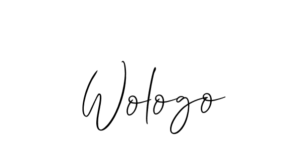 How to Draw Wologo signature style? Allison_Script is a latest design signature styles for name Wologo. Wologo signature style 2 images and pictures png