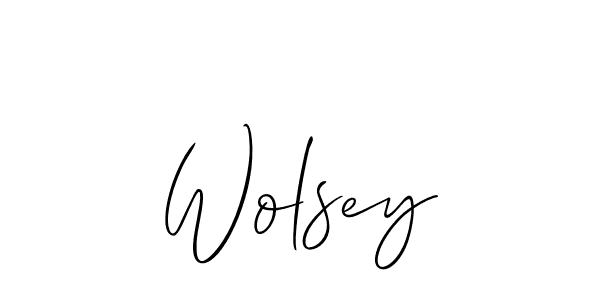 Also You can easily find your signature by using the search form. We will create Wolsey name handwritten signature images for you free of cost using Allison_Script sign style. Wolsey signature style 2 images and pictures png