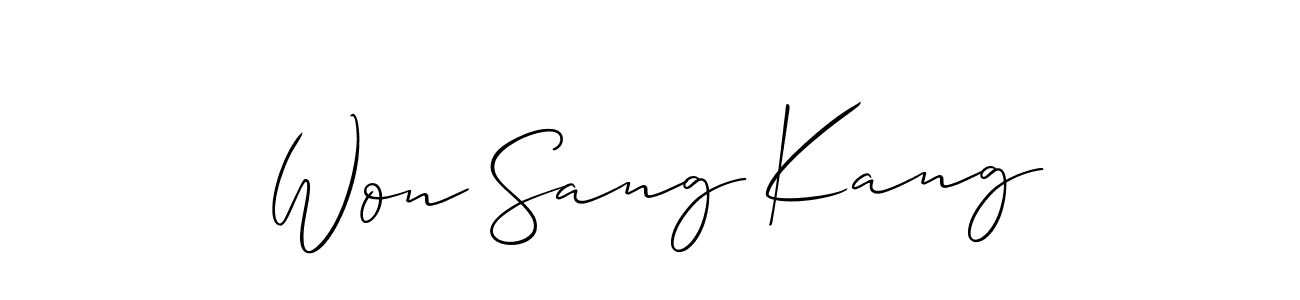Here are the top 10 professional signature styles for the name Won Sang Kang. These are the best autograph styles you can use for your name. Won Sang Kang signature style 2 images and pictures png