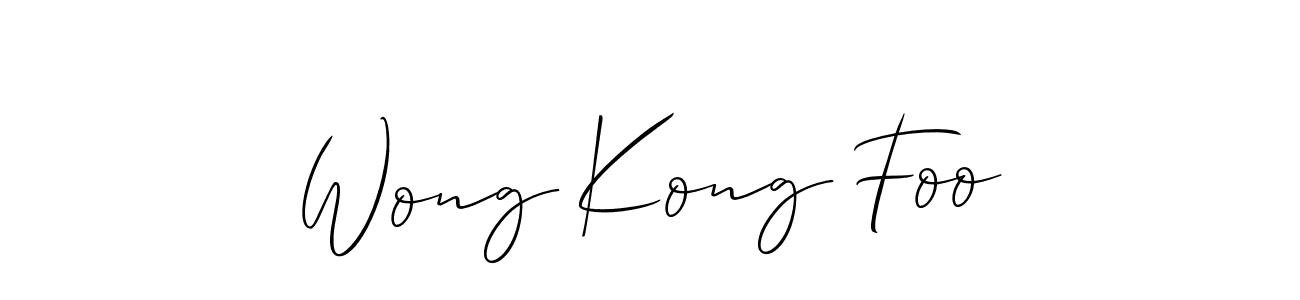 Also You can easily find your signature by using the search form. We will create Wong Kong Foo name handwritten signature images for you free of cost using Allison_Script sign style. Wong Kong Foo signature style 2 images and pictures png