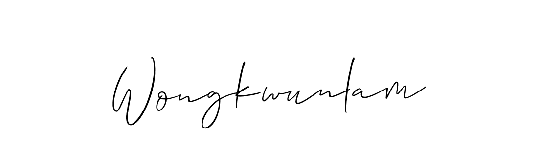 Make a beautiful signature design for name Wongkwunlam. Use this online signature maker to create a handwritten signature for free. Wongkwunlam signature style 2 images and pictures png