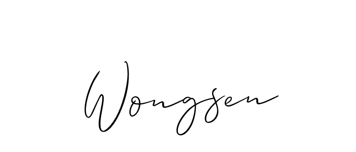 Check out images of Autograph of Wongsen name. Actor Wongsen Signature Style. Allison_Script is a professional sign style online. Wongsen signature style 2 images and pictures png