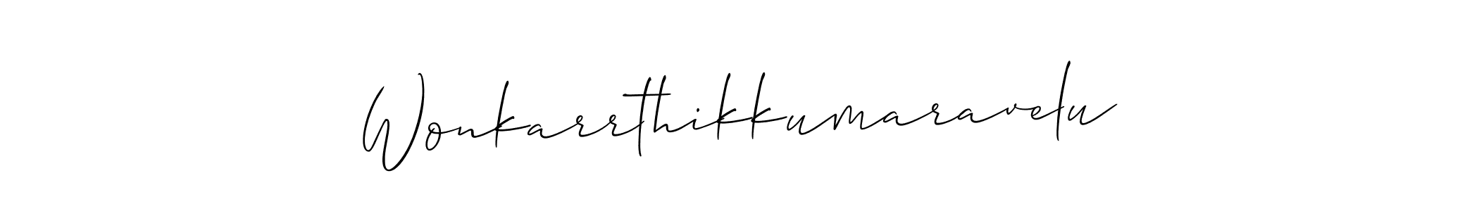 Here are the top 10 professional signature styles for the name Wonkarrthikkumaravelu. These are the best autograph styles you can use for your name. Wonkarrthikkumaravelu signature style 2 images and pictures png