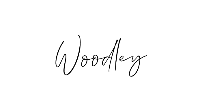 How to make Woodley name signature. Use Allison_Script style for creating short signs online. This is the latest handwritten sign. Woodley signature style 2 images and pictures png