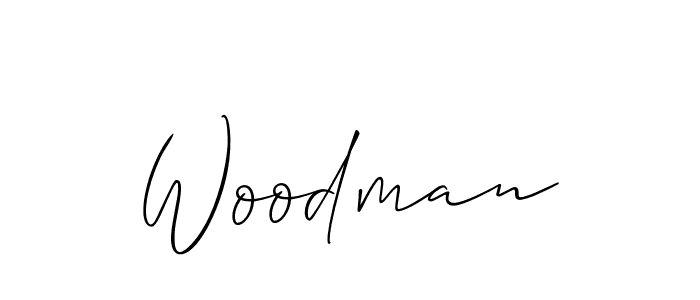 Make a beautiful signature design for name Woodman. Use this online signature maker to create a handwritten signature for free. Woodman signature style 2 images and pictures png