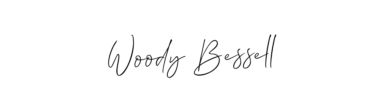 You should practise on your own different ways (Allison_Script) to write your name (Woody Bessell) in signature. don't let someone else do it for you. Woody Bessell signature style 2 images and pictures png