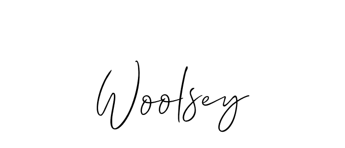 You should practise on your own different ways (Allison_Script) to write your name (Woolsey) in signature. don't let someone else do it for you. Woolsey signature style 2 images and pictures png